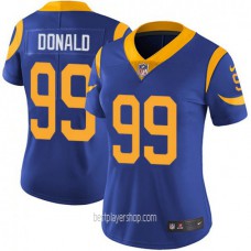 Aaron Donald Los Angeles Rams Womens Authentic Alternate Royal Blue Jersey Bestplayer